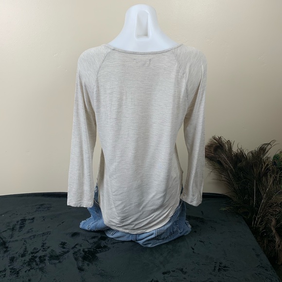Madewell Top 3/4 Sleeve Tee Perfect Basic - Picture 4 of 6